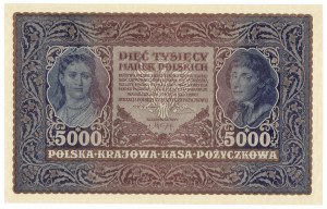 II RP, 5000 poľských mariek 1920 III SERJA G