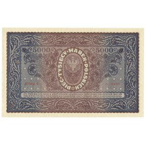 II RP, 5000 marks polonais 1920 III SERJA G