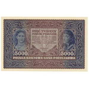 II RP, 5000 Polish marks 1920 III SERIES G