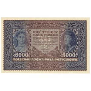 II RP, 5000 Polish marks 1920 III SERIES G