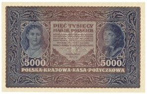 II RP, 5000 marek polskich 1920 III SERJA G