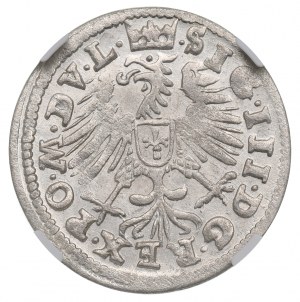 Sigismund III Vasa, 1608 Pfennig, Vilnius, NGC MS65 - OKAZOWY