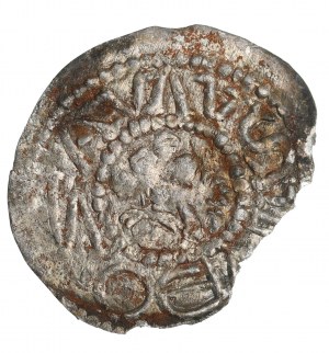 Bolesław I di Masovia, figlio di Konrad (1238-48), Masovia, denario - RICHARD