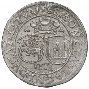 Sigismondo II Augusto, Quadruplo 1568, Vilnius, L/LITUANIA - ECCELLENTE