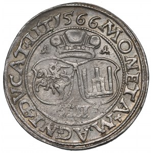 Sigismondo II Augusto, Quadruplo 1566, Vilnius, L/LIT - BELLISSIMO