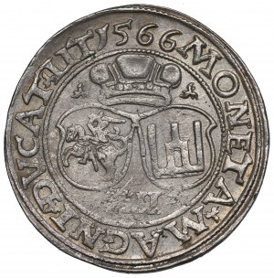 Zygmunt II August, Czworak 1566, Wilno, L/LIT - PIĘKNY