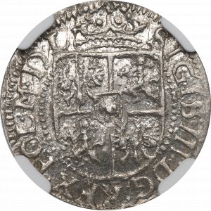 Zygmunt III Waza, Grosz 1616, Ryga - NGC MS62