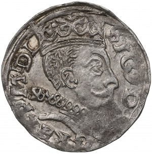 Zikmund III Vasa, Trojak 1597, Lublin, Reysnerův monogram - ex NGC MS63