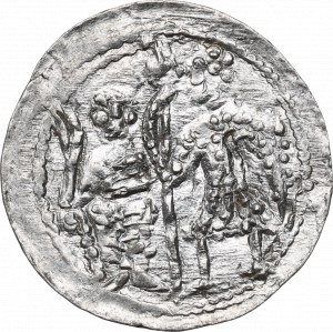 Bolesław III il Wrymouth, Cracovia, denario, principe e vescovo - OKAZOWY