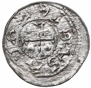 Bolesław III il Wrymouth, Cracovia, denario, principe e vescovo - OKAZOWY