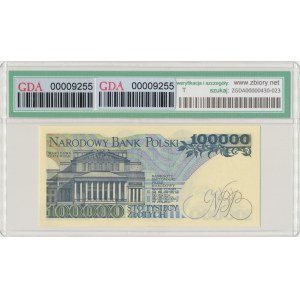 Volksrepublik Polen, 100 000 PLN 1990 P - GDA 65EPQ