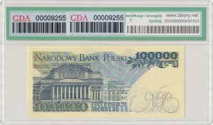 PRL, 100 000 złotych 1990 P - GDA 65EPQ