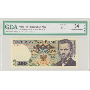 PRL, 200 zloty 1976 W - GDA 64EPQ