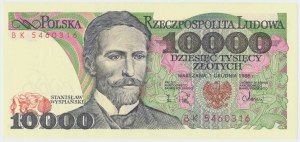 PRL, 10000 złotych 1988 BK