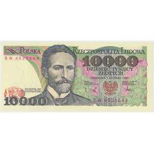 Poľská ľudová republika, 10000 zlotých 1988 BW