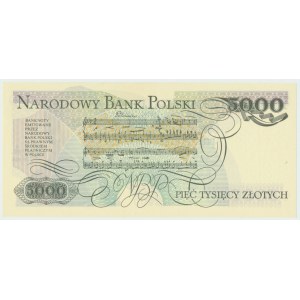 Repubblica Popolare di Polonia, 5000 zloty 1982 F