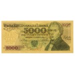 République populaire de Pologne, 5000 zlotys 1982 F