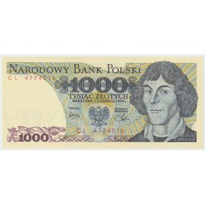 Polská lidová republika, 1000 zlotých 1979 CL