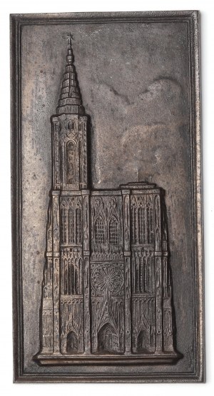 Śląsk, Plakieta Katedra w Strassburgu - Gliwice