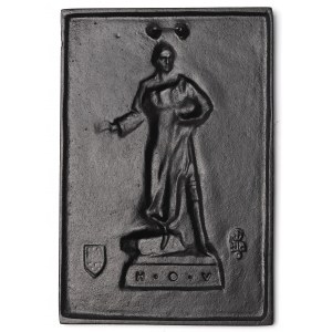 Śląsk, Plakieta noworoczna 1932 - Gliwice