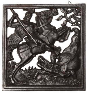 Silesia, St. George openwork plaque - Gliwice