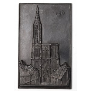 Slesia, targa della cattedrale di Strasburgo - Gliwice