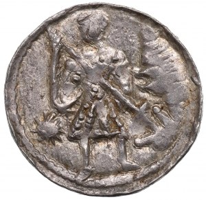 Boleslaus III, Denarius, Fight with a dragon