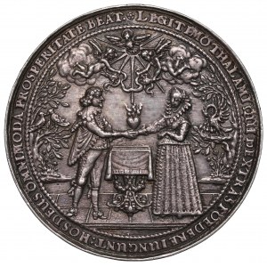 Ladislao IV Vasa, medaglia nuziale - Dadler(?)