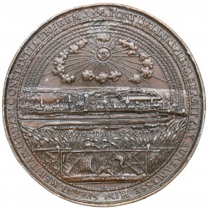 Ján II Kazimír, medaila Olivský mier 1660 - zberateľská kópia