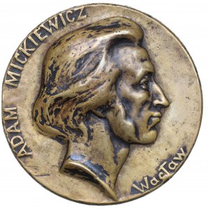 Pologne, Médaille Adam Mickiewicz 1898 - Wacław