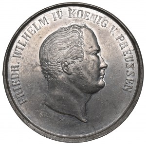 Sliezsko, medaila z výstavy sliezskych priemyselných výrobkov Vroclav 1852