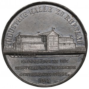 Schlesien, Medaille der Ausstellung schlesischer Industrieerzeugnisse Wrocław 1852