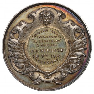 Belgique, médaille de prix 1874