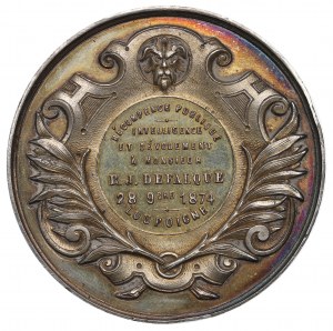 Belgique, médaille de prix 1874