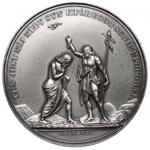 Zabór rosyjski, Mikołaj II, Medal chrzcielny - Herkner