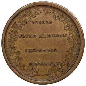 Francúzsko, medaila 1735 Ľudovít XV.