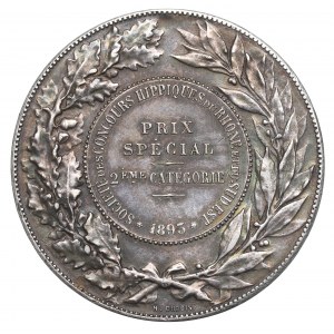 Francja, Medal nagrodowy zawody hippiczne 1893