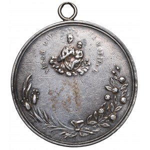 Polska, Medalik chrzcielny XIX wiek