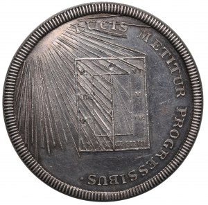 Schweden, Medaille der Schwedischen Akademie, Gustav III. Adolf mit seiner Mutter Ludwika Ulrica Hohenzollern