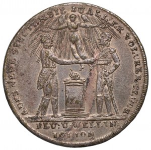 Germania, gettone commemorativo Wellington e Blucher 1815