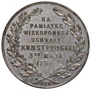 Polonia, medaglia commemorativa della Costituzione del 3 maggio 1916