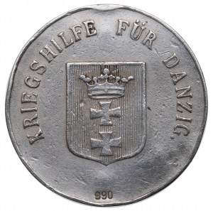 Gdansk, médaille de secours de guerre 1915 - rare