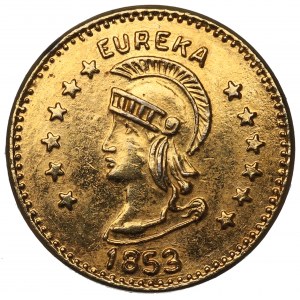 USA, Goldmünze Kalifornien 1853