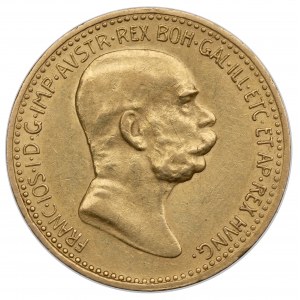 Austria, Franz Joseph, 10 kronen 1909