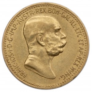 Austria, Franciszek Józef I, 10 koron 1909