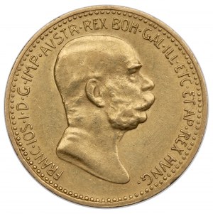 Rakúsko, František Jozef I., 10 korún 1909