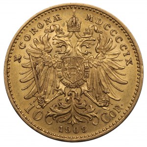 Austria, Franciszek Józef I, 10 koron 1909