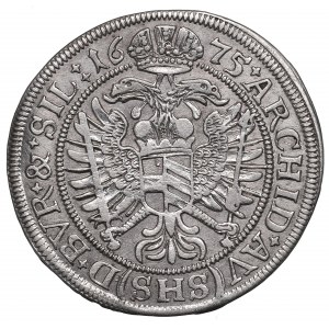 Schlesien under Habsburg, Leopold I, 6 kreuzer 1675, Breslau