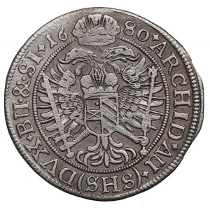 Slesia sotto il dominio asburgico, Leopoldo I, 6 krajcars 1680, Wrocław