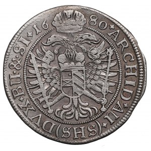 Schlesien under Habsburg, Leopold I, 6 kreuzer 1680, Breslau